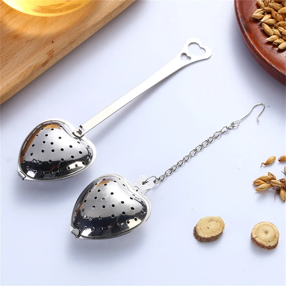 Coffee Tea Infusion - Heart Shaped Tea Strainer Fine Mesh