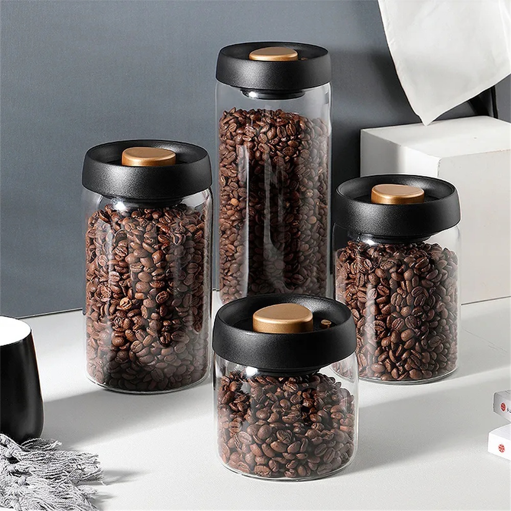 1pack Coffee Bean Storage Cont - Tea Coffee Sugar Container 评论和价格