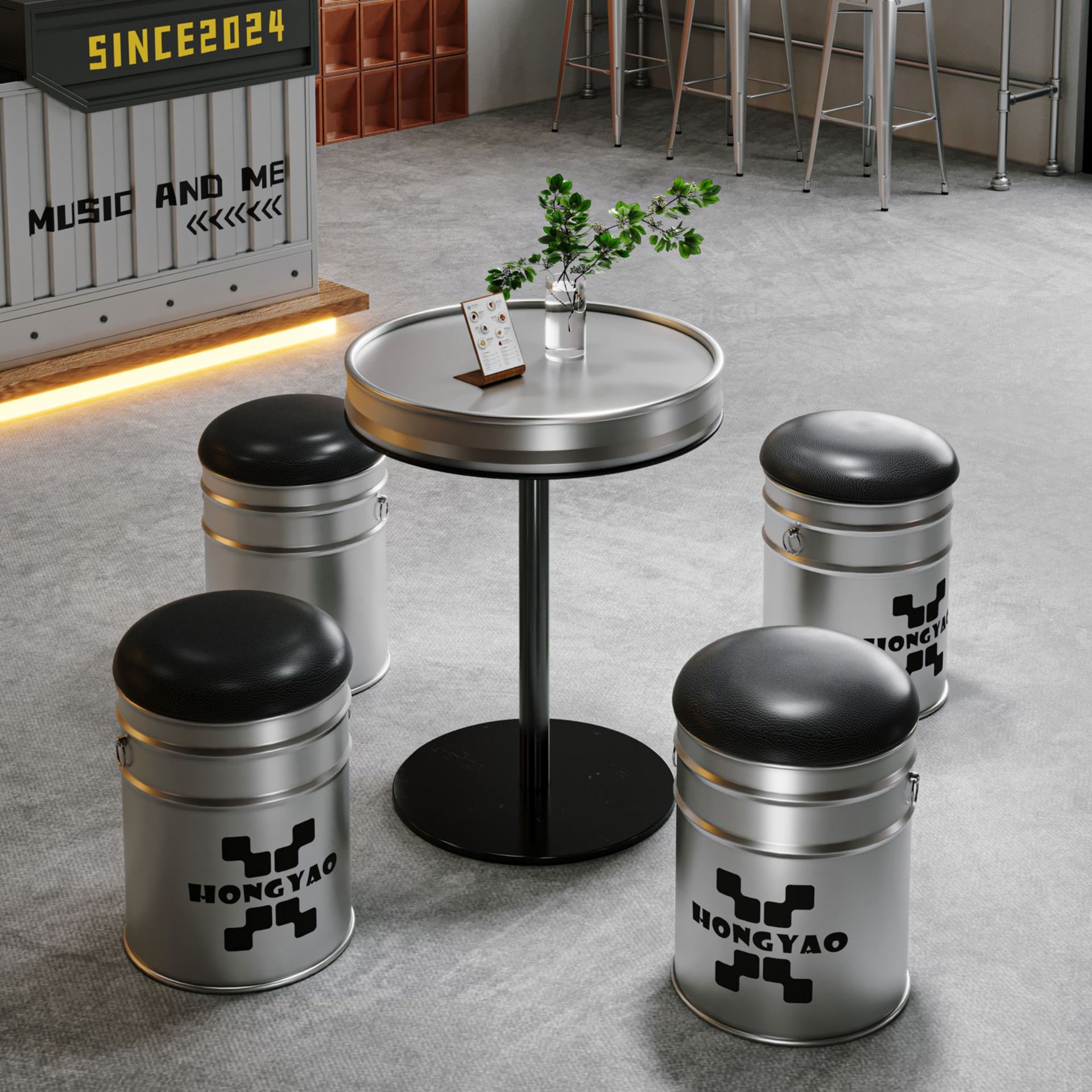for Industrial Style Wrought I - Coffee Tea Lounge 评论和价格