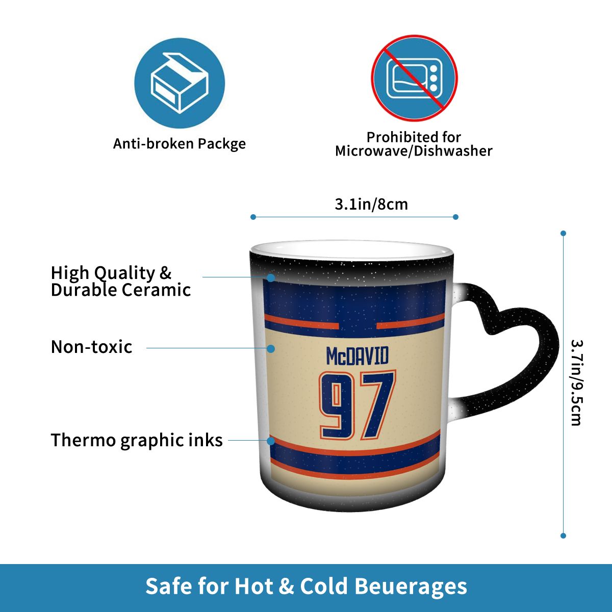 Connor McDavid Alternate Mug F - Alternative To Coffee And Tea 评论和价格
