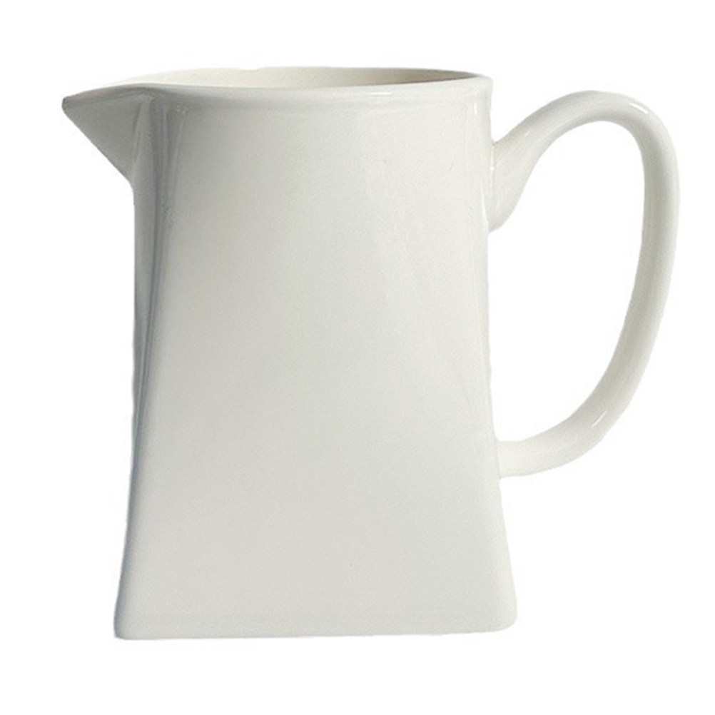 230Ml Pure White Mini Ceramic  - Coffee Tea Jug 评论和价格