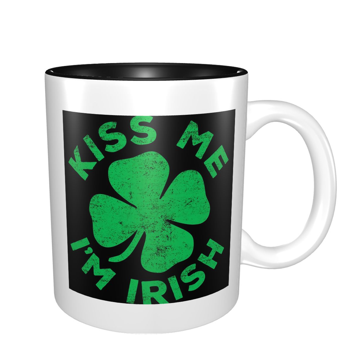Kiss Me I'm Irish Mug Funny Ce - Coffee Tea With Me 评论和价格