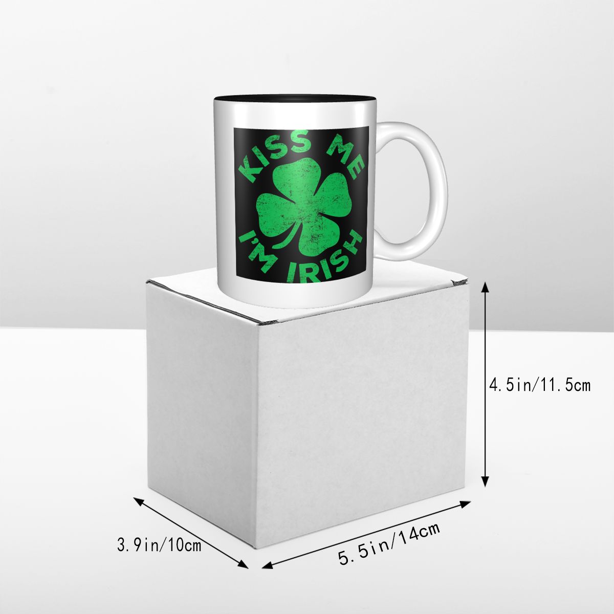 Kiss Me I'm Irish Mug Funny Ce - Coffee Tea With Me 评论和价格