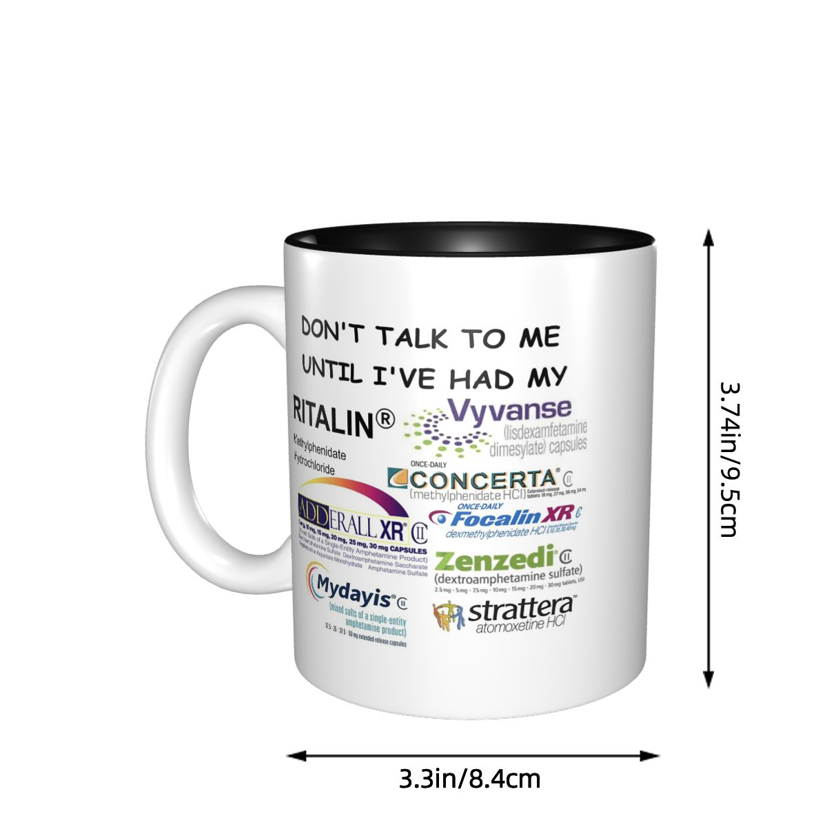 Dont Talk To Me Mug Funny Cera - Coffee Tea With Me 评论和价格