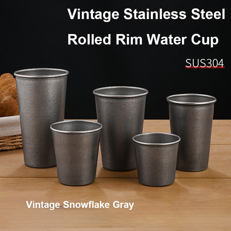 Retro Silver Stainless Steel D - Coffee Tea Drinks 评论和价格