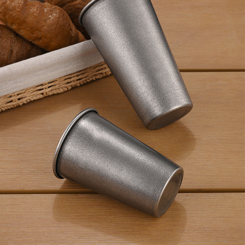 Retro Silver Stainless Steel D - Coffee Tea Drinks 评论和价格