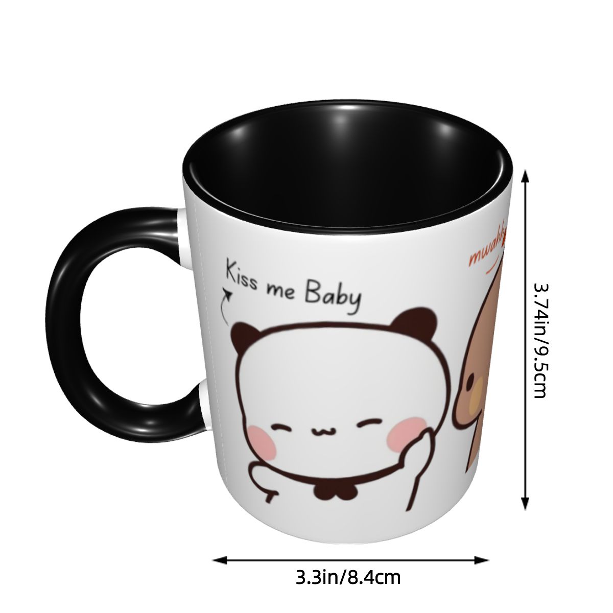 Personalized Kiss Me Baby Mwah - Coffee Tea With Me 评论和价格