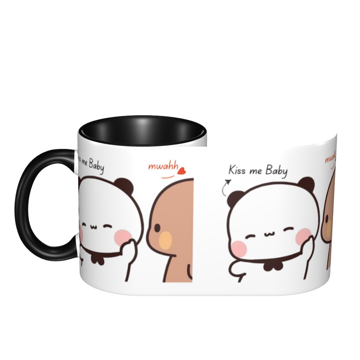 Personalized Kiss Me Baby Mwah - Coffee Tea With Me 评论和价格