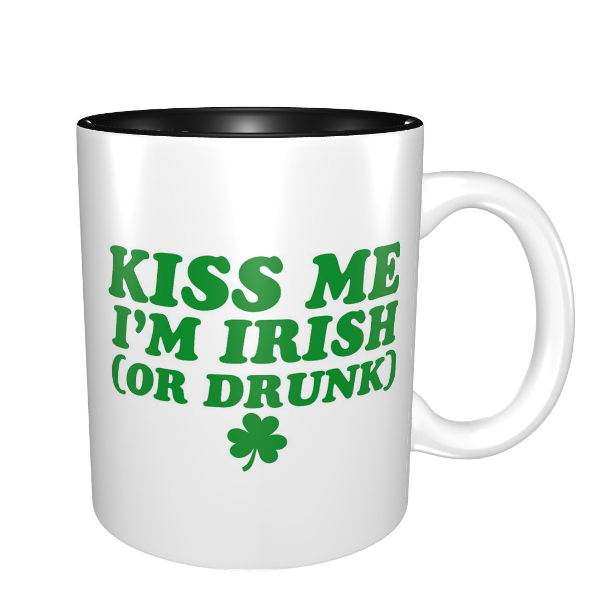 Kiss Me I'm Irish Mug Funny Ce - Coffee Tea With Me 评论和价格