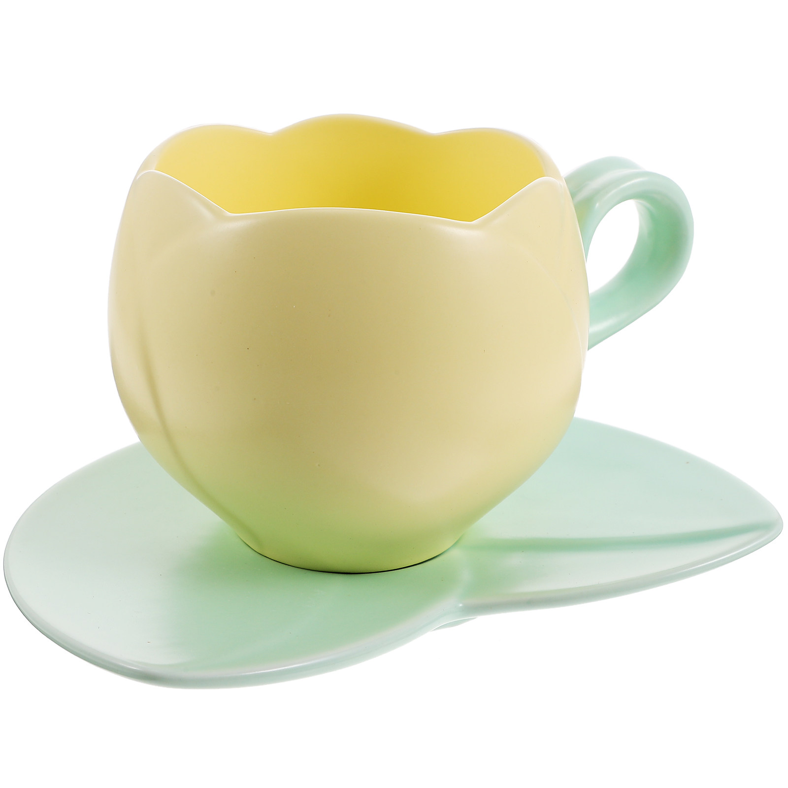 1Set Ceramic Coffee Cup with S - Coffee Tea Drinks 评论和价格