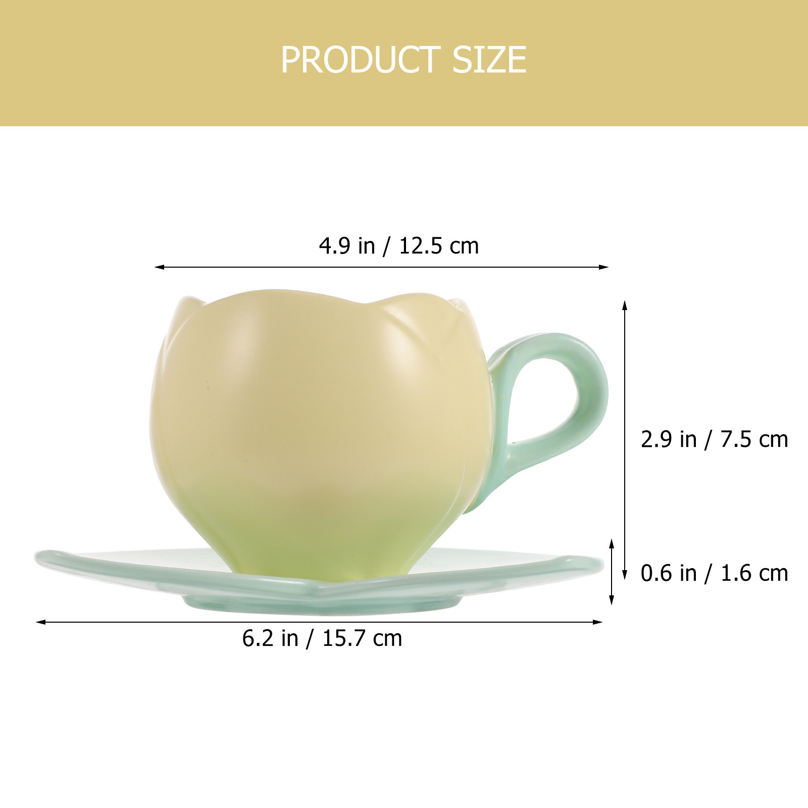 1Set Ceramic Coffee Cup with S - Coffee Tea Drinks 评论和价格