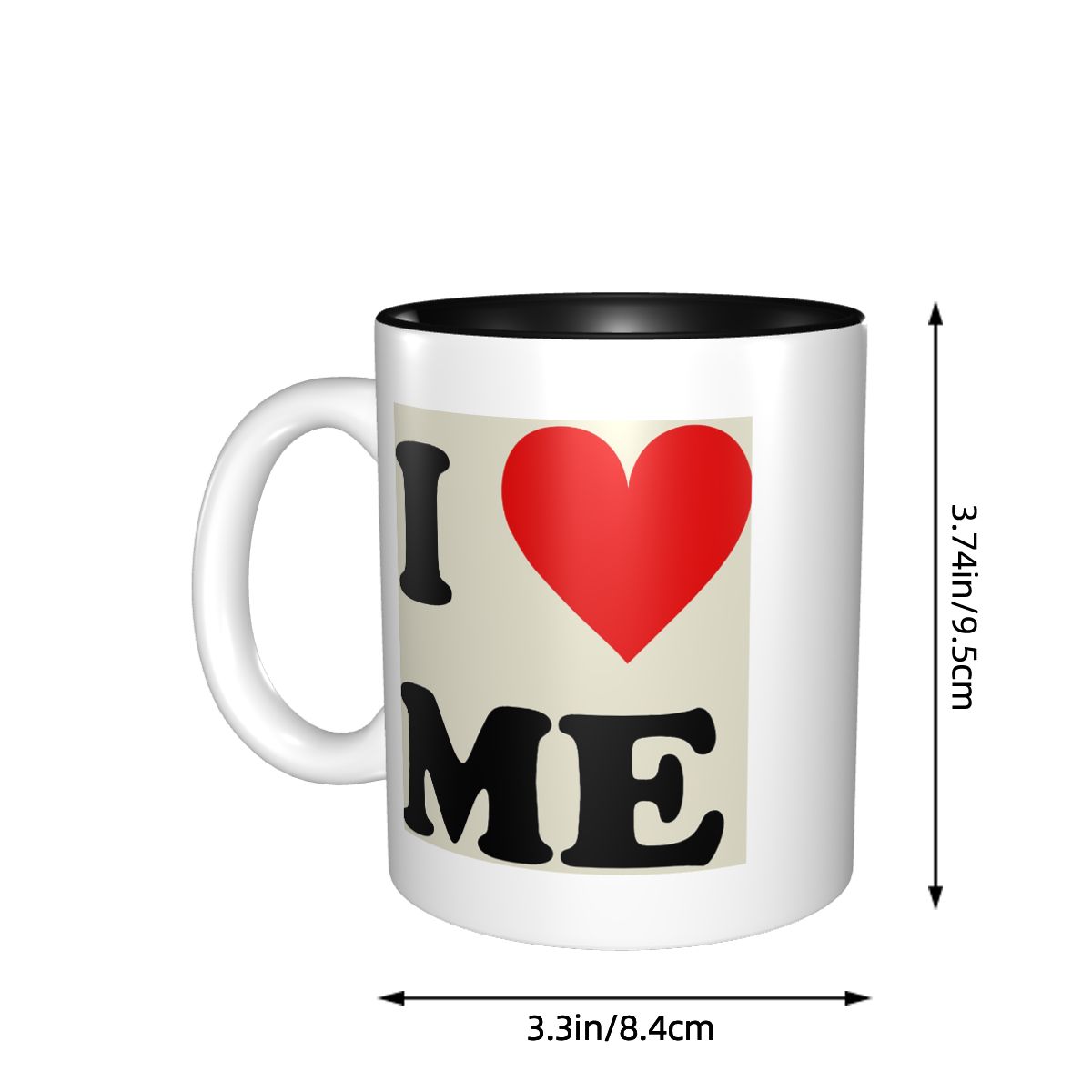 I Love Me Heart Mug Funny Cera - Coffee Tea With Me 评论和价格