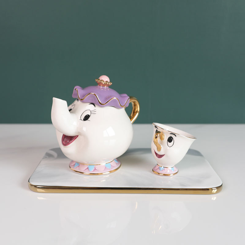 Hot Teapot Cartoon Beauty And  - Coffee Tea Jug 评论和价格