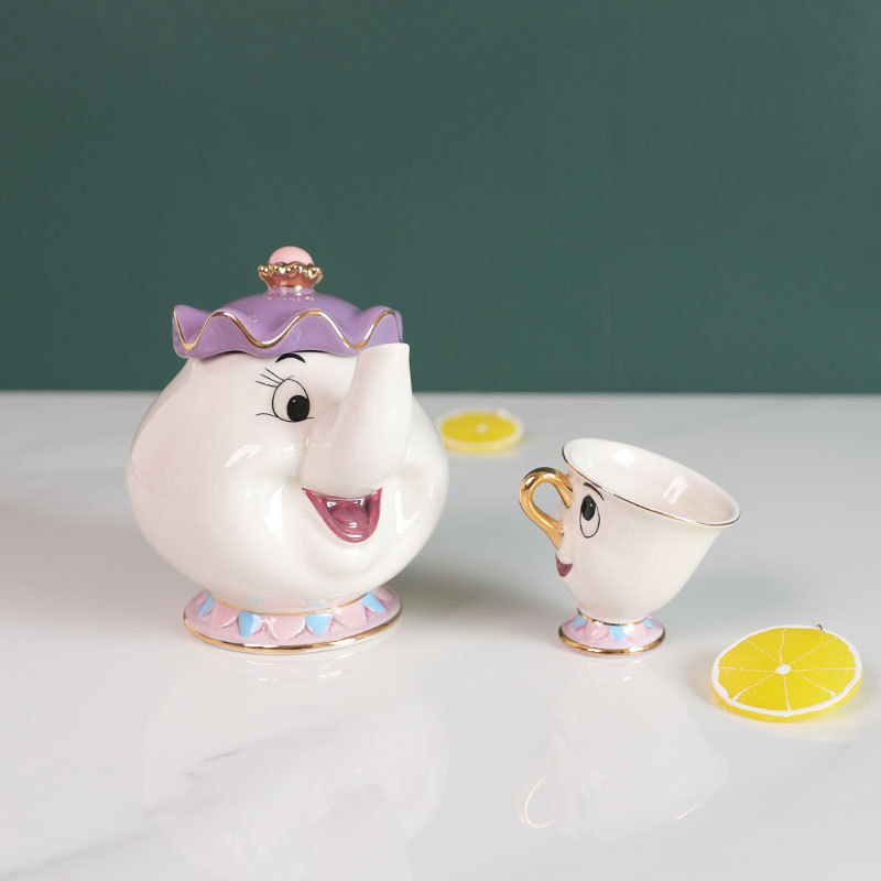Hot Teapot Cartoon Beauty And  - Coffee Tea Jug 评论和价格