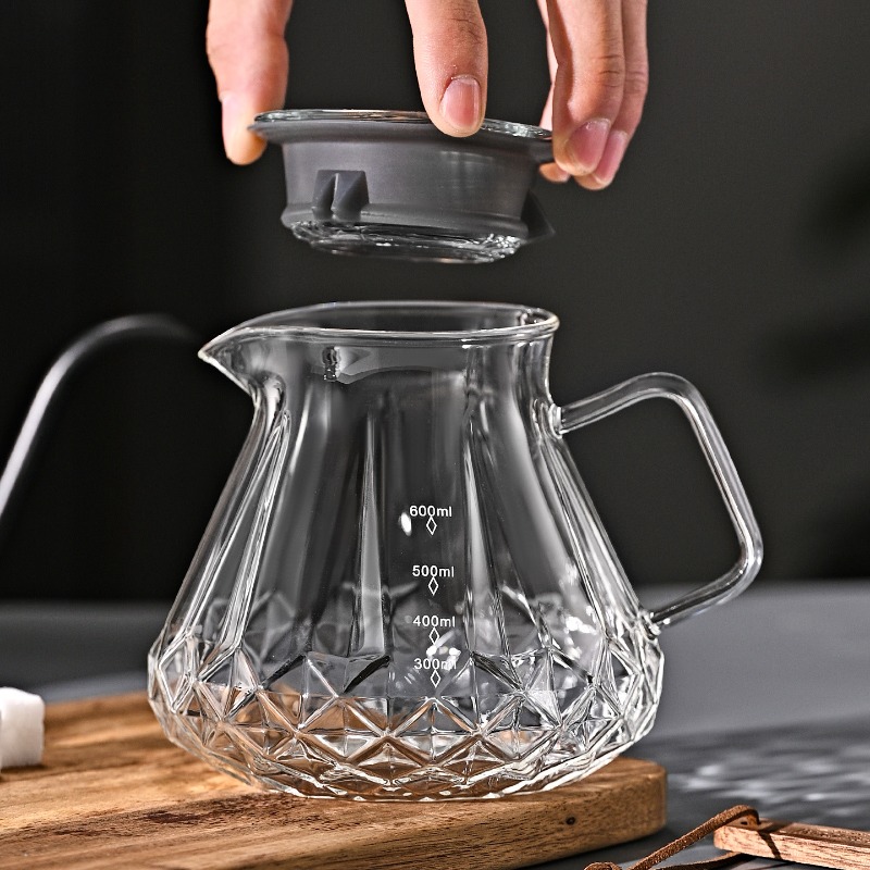 Pour Over Coffee Maker, Glass  - Coffee Tea Decanter 评论和价格
