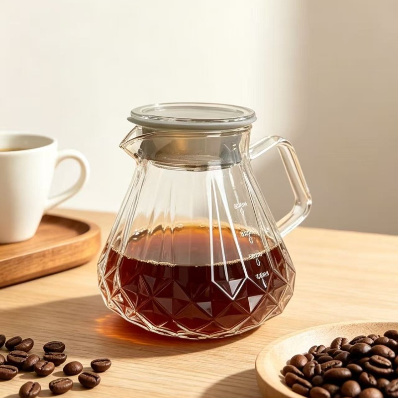 Pour Over Coffee Maker, Glass  - Coffee Tea Decanter 评论和价格