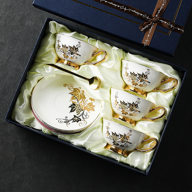 Coffee Cup Small Exquisite Set - Coffee Tea Drinks 评论和价格