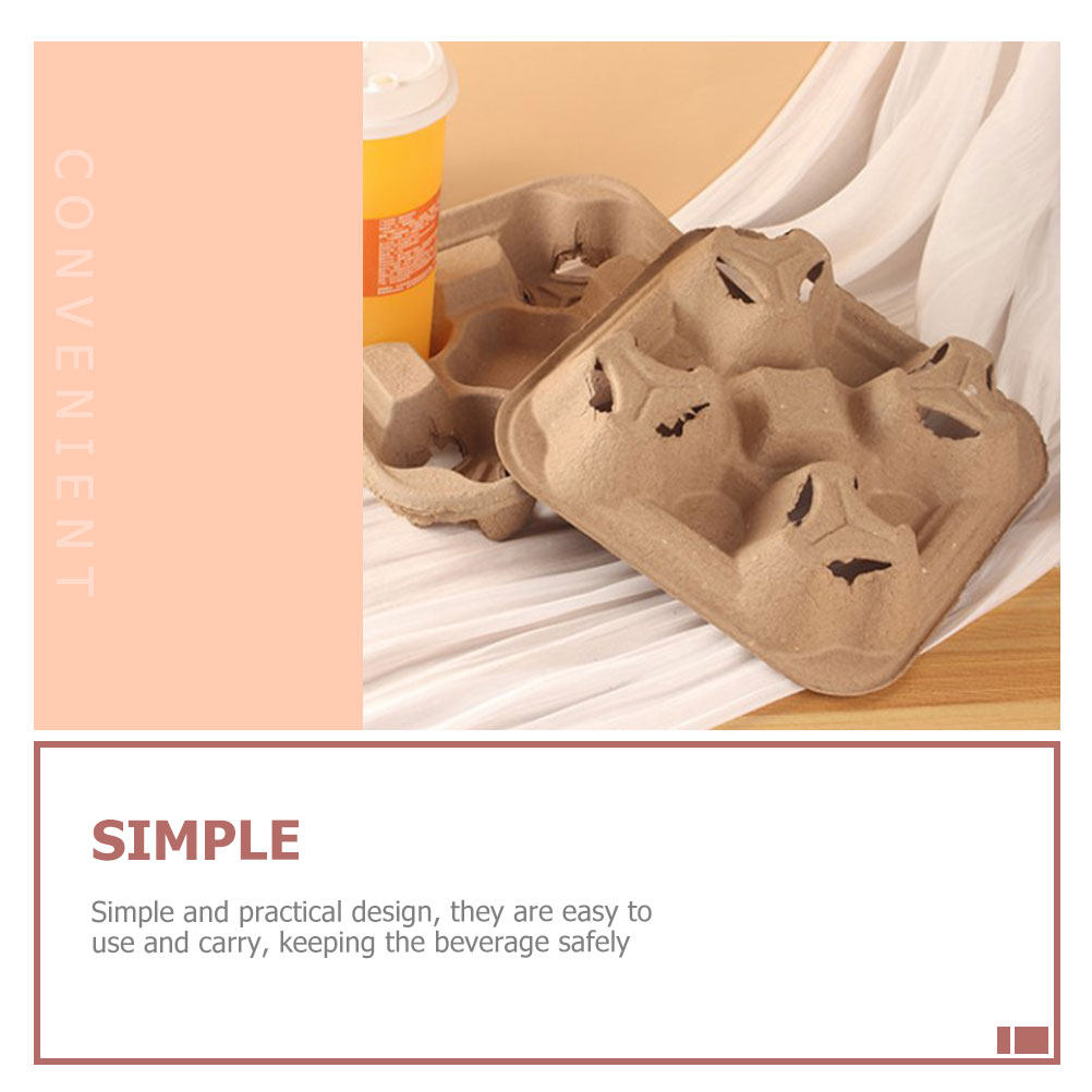 25Pcs Four-Cup Paper Pulp Hold - Coffee Tea Drinks 评论和价格