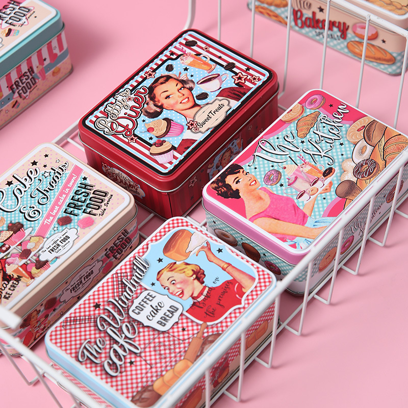 1PC Pretty Girl Cake Pattern D - Tea Coffee Sugar Container 评论和价格