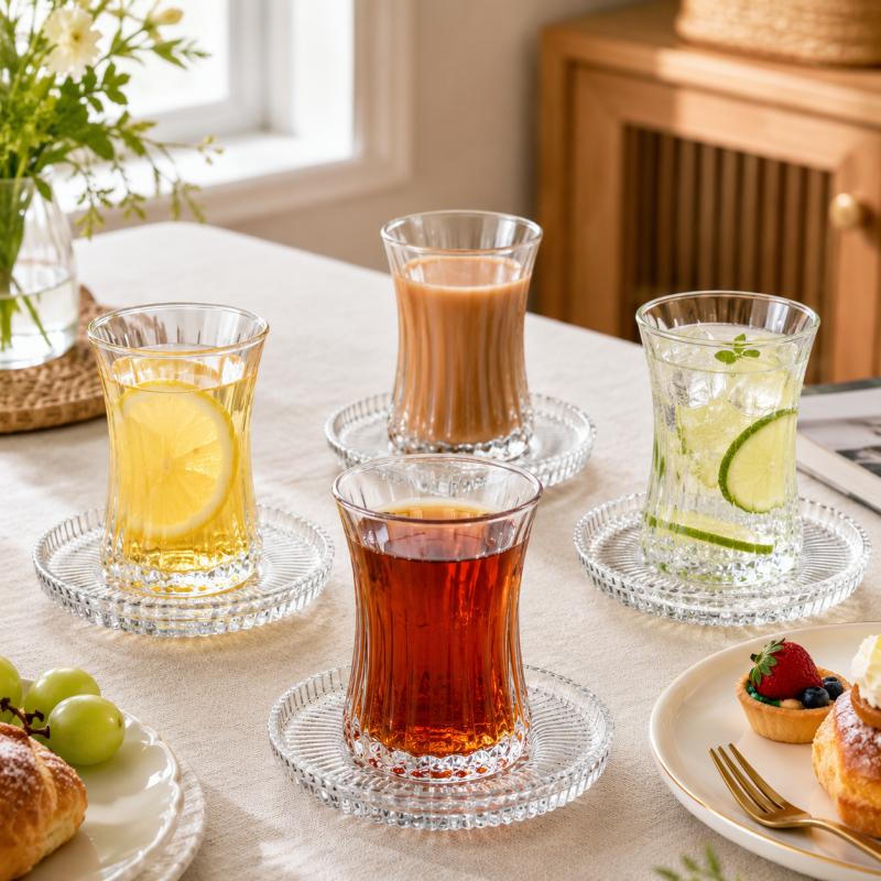 2-Piece Vintage Vertical Strip - Coffee Tea Drinks 评论和价格