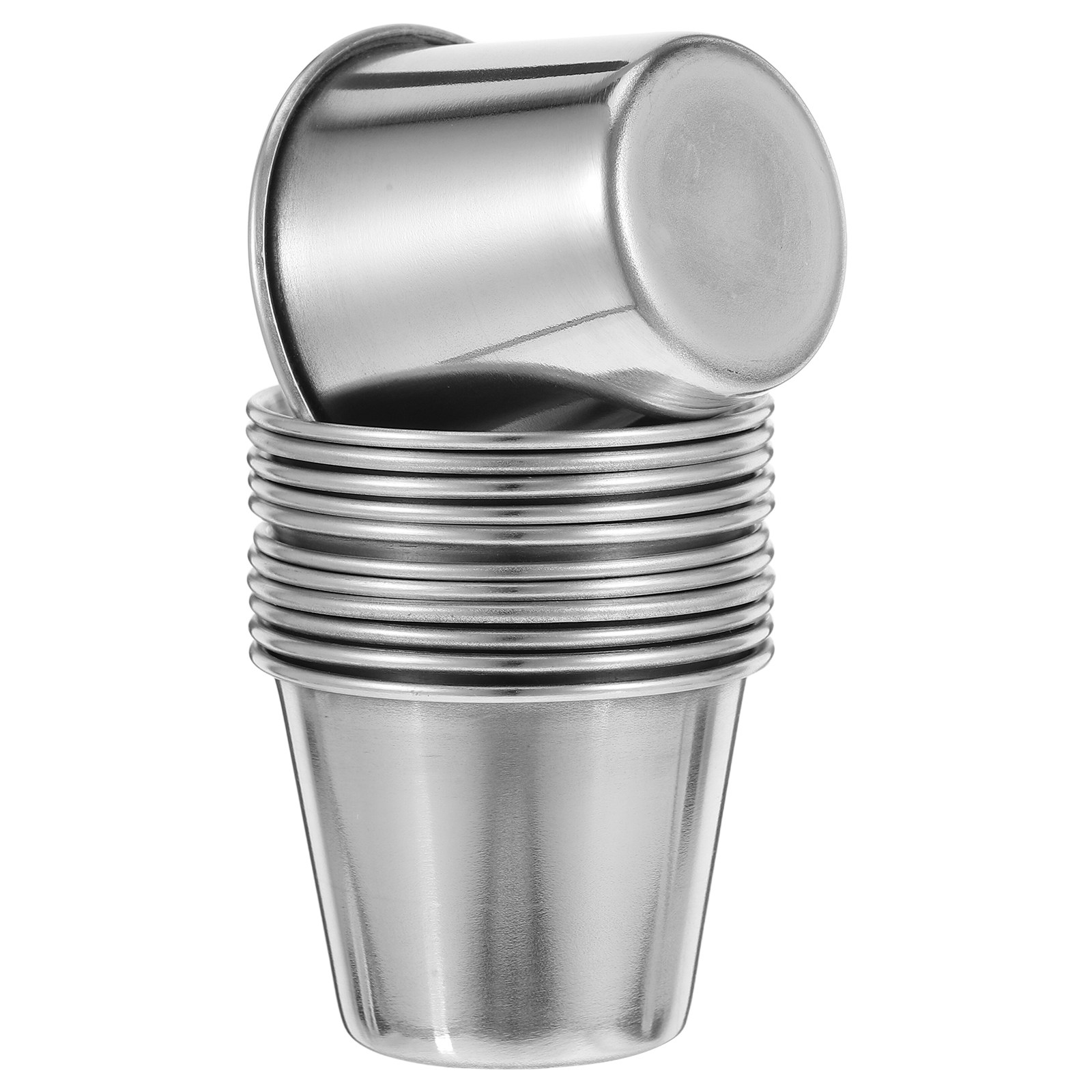 12Pcs Stainless Steel Liquor C - Coffee Tea Drinks 评论和价格