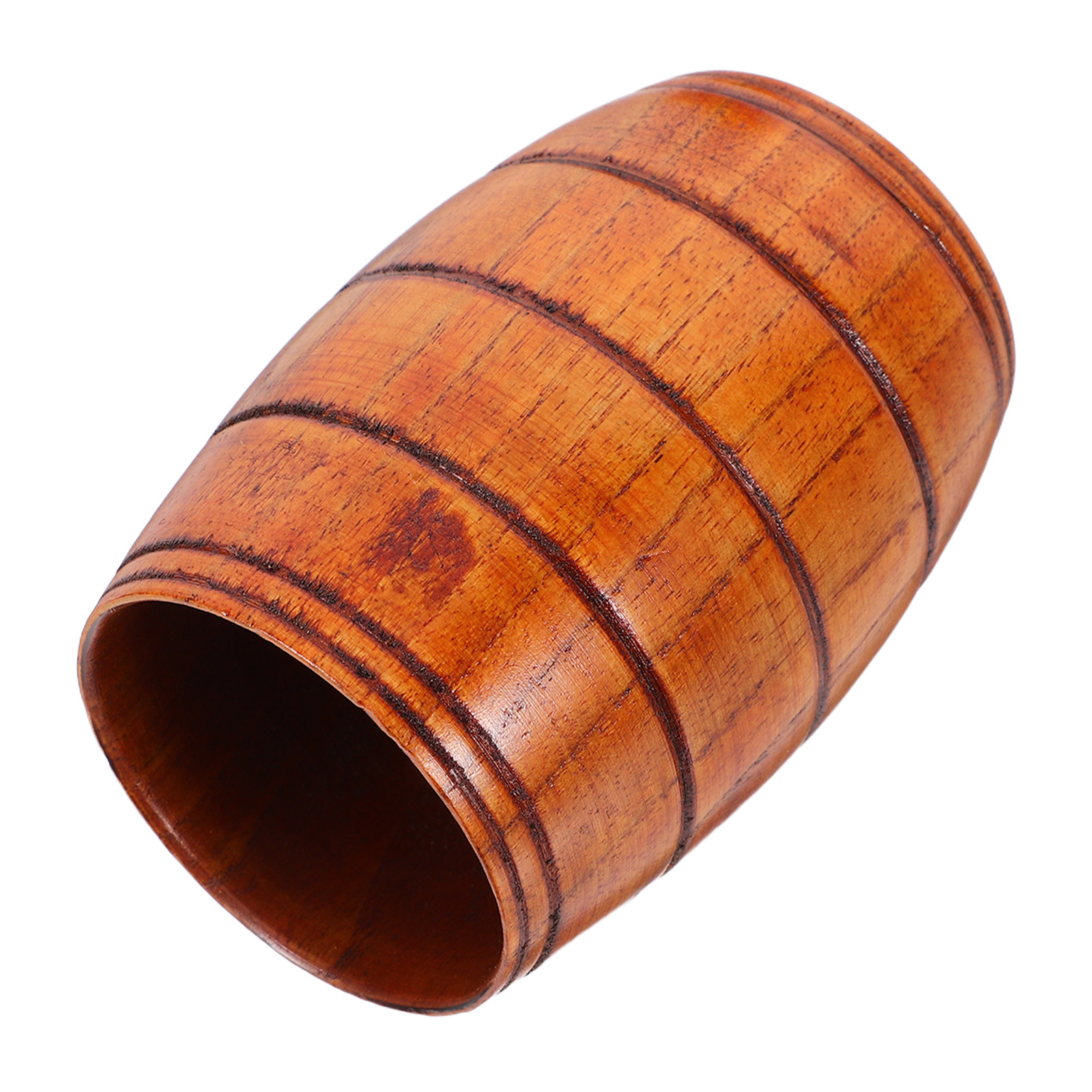 Wooden Beer Barrel Mug Natural - Coffee Tea Drinks 评论和价格