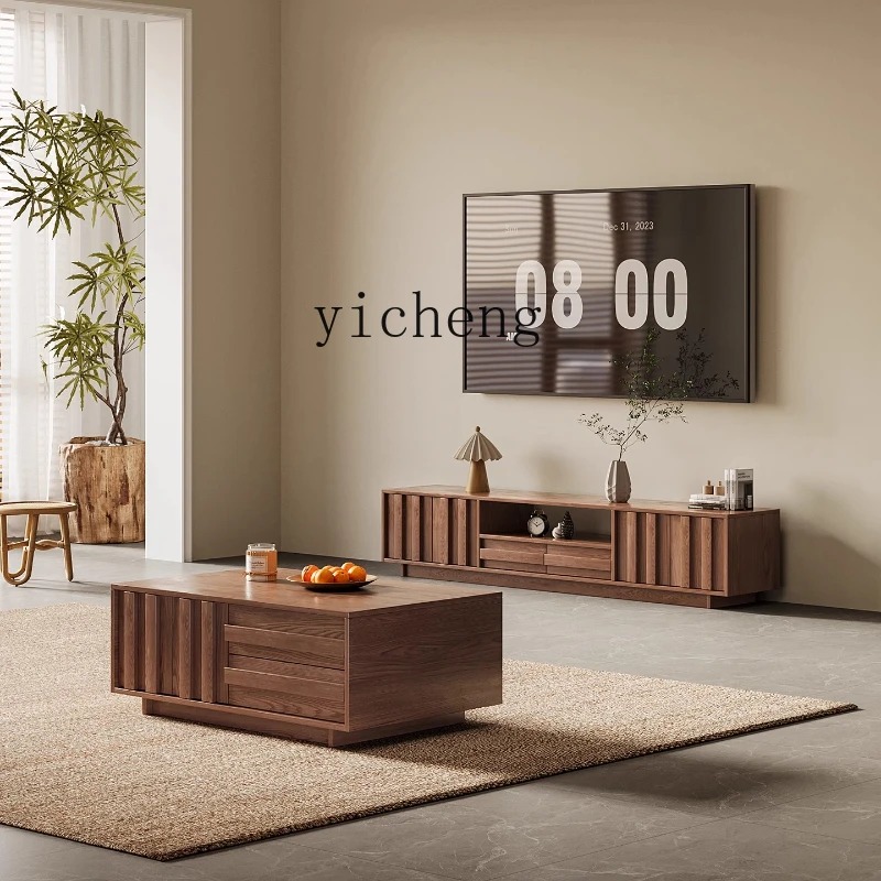 GZ Solid Wood TV Cabinet Stora - Coffee&Tea House Opinie 评论和价格