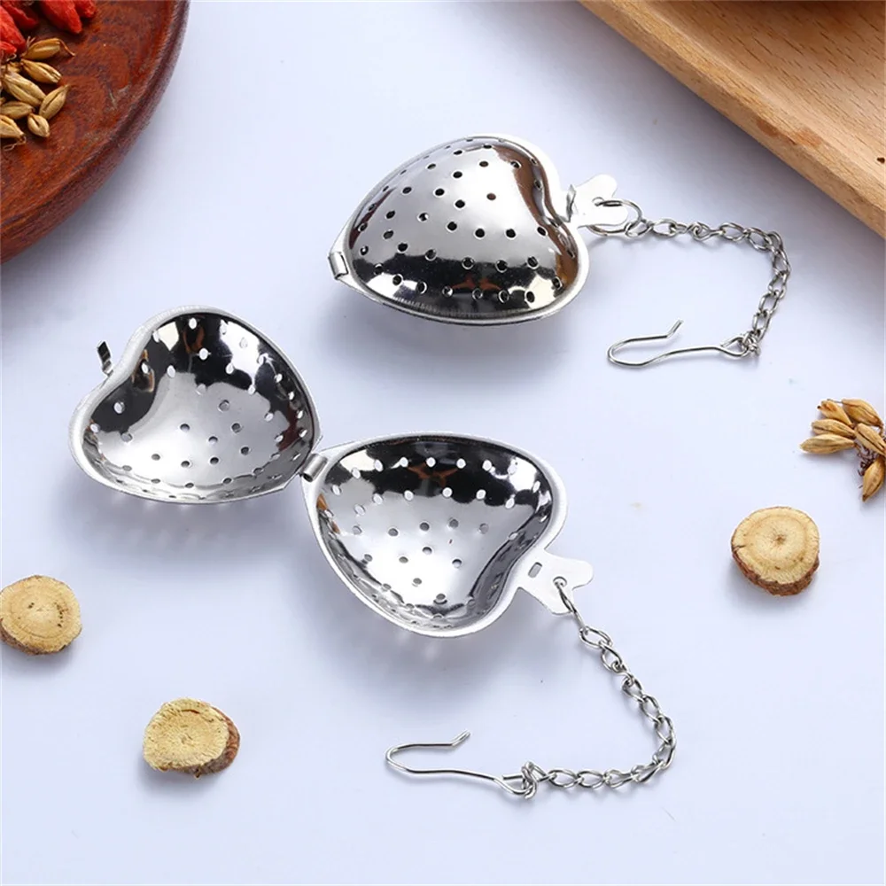 Heart Shaped Tea Strainer Fine - Coffee Tea Infusion 评论和价格